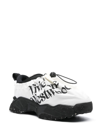 Vivienne Westwood logo-print layered sneakers outlook