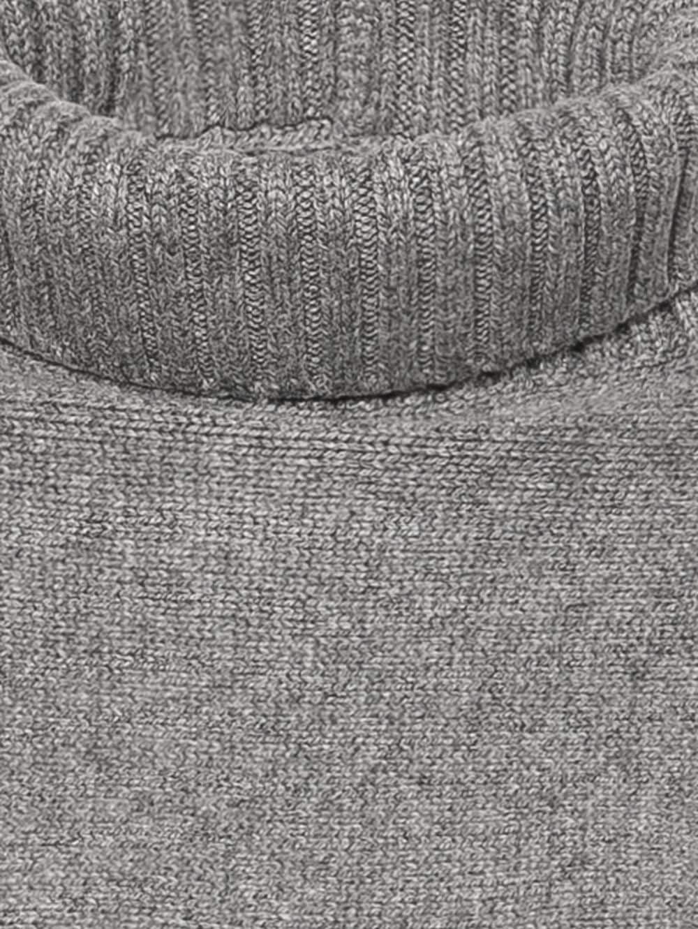 roll-neck knitted scarf - 2