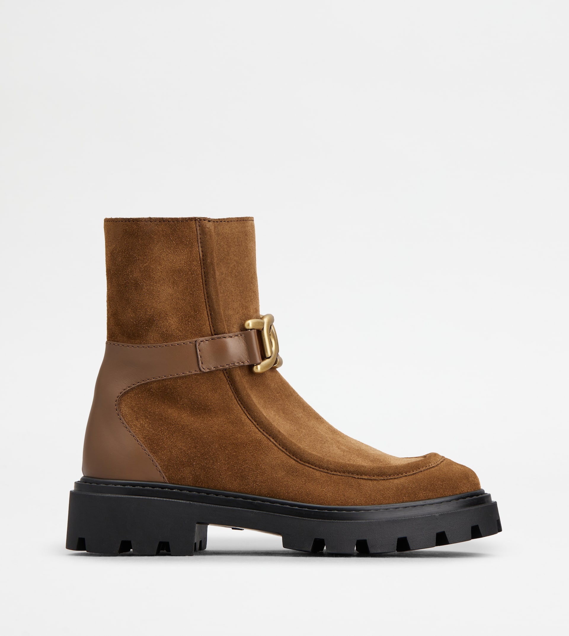 KATE ANKLE BOOTS IN SUEDE - BROWN - 1