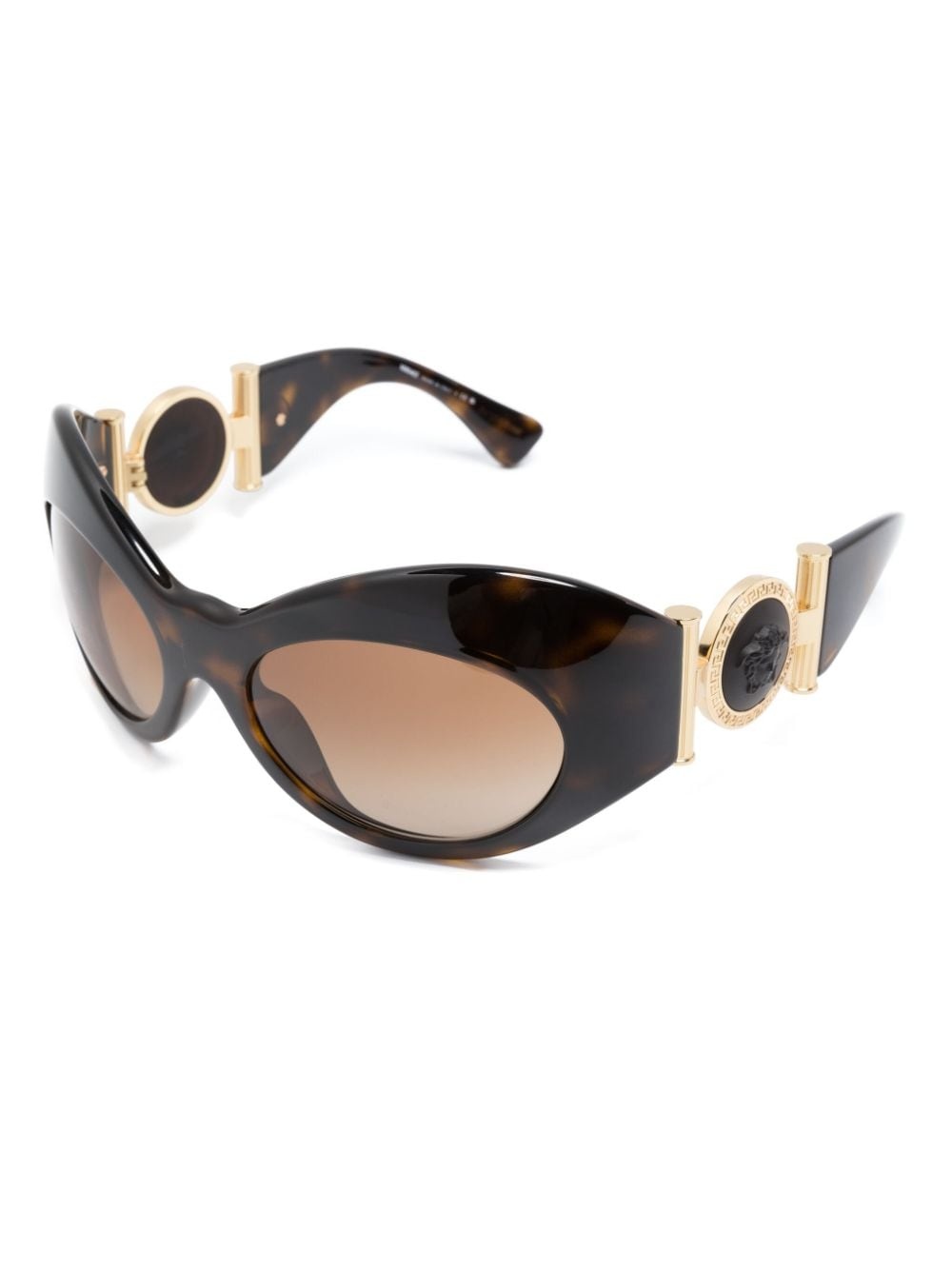 Medusa shield-frame sunglasses - 2