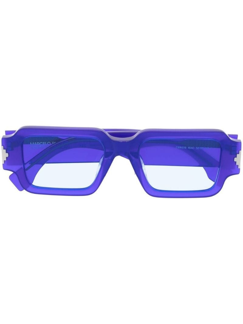 Maiten rectangular-frame sunglasses - 1