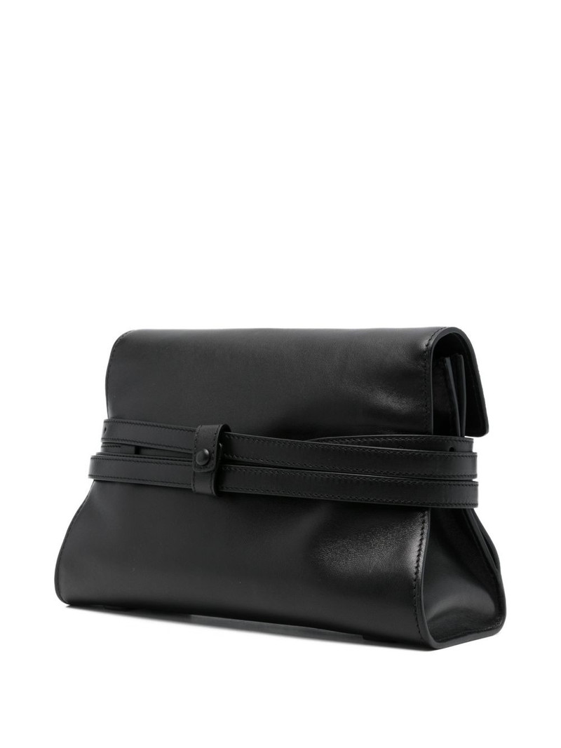 leather buckle shoulder bag 3