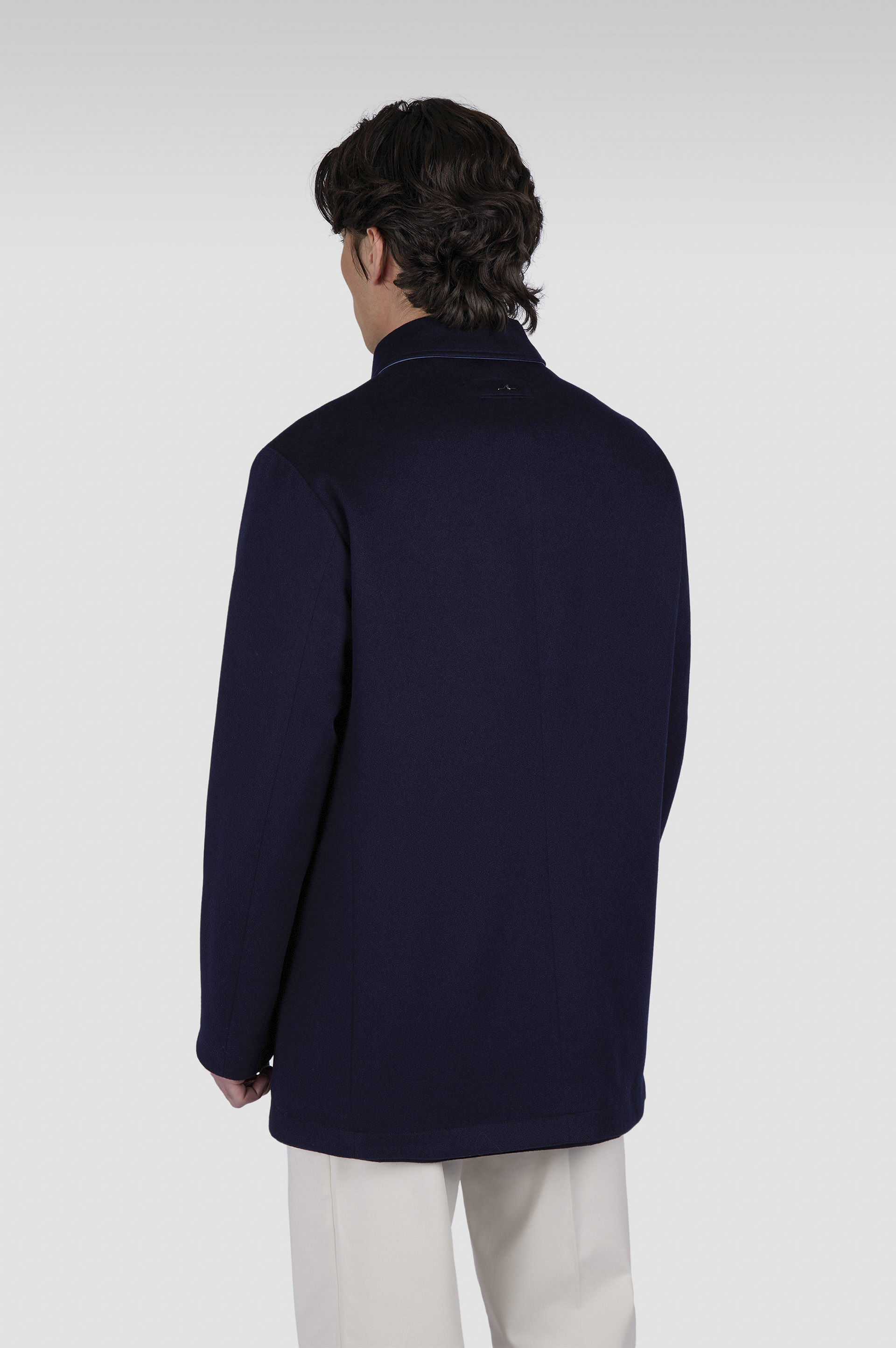 REVERSIBLE CARCOAT IN CASHMERE AND TYPHOON® - 3