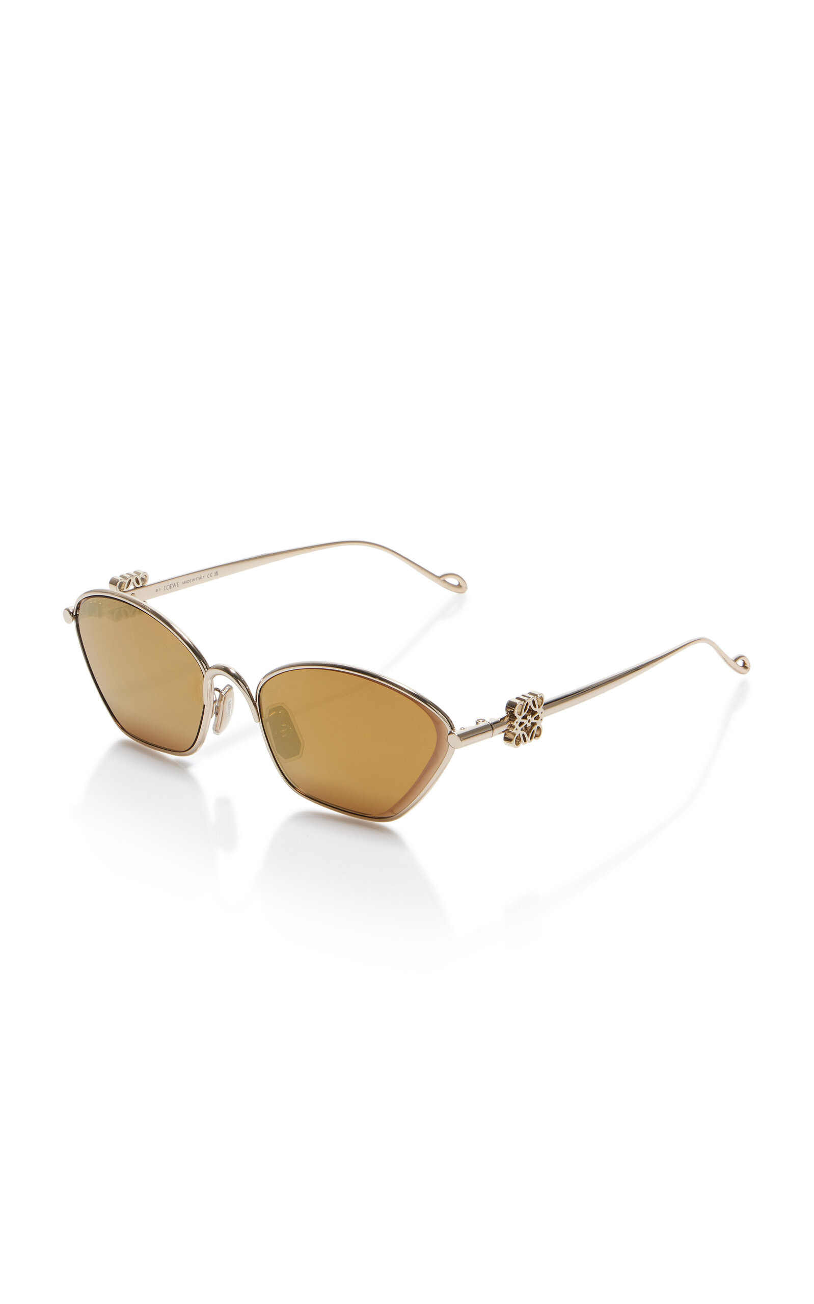 Anagram D-Frame Metal Sunglasses gold - 3