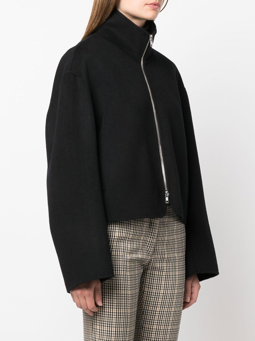 wool-cashmere zip-up jacket - 3