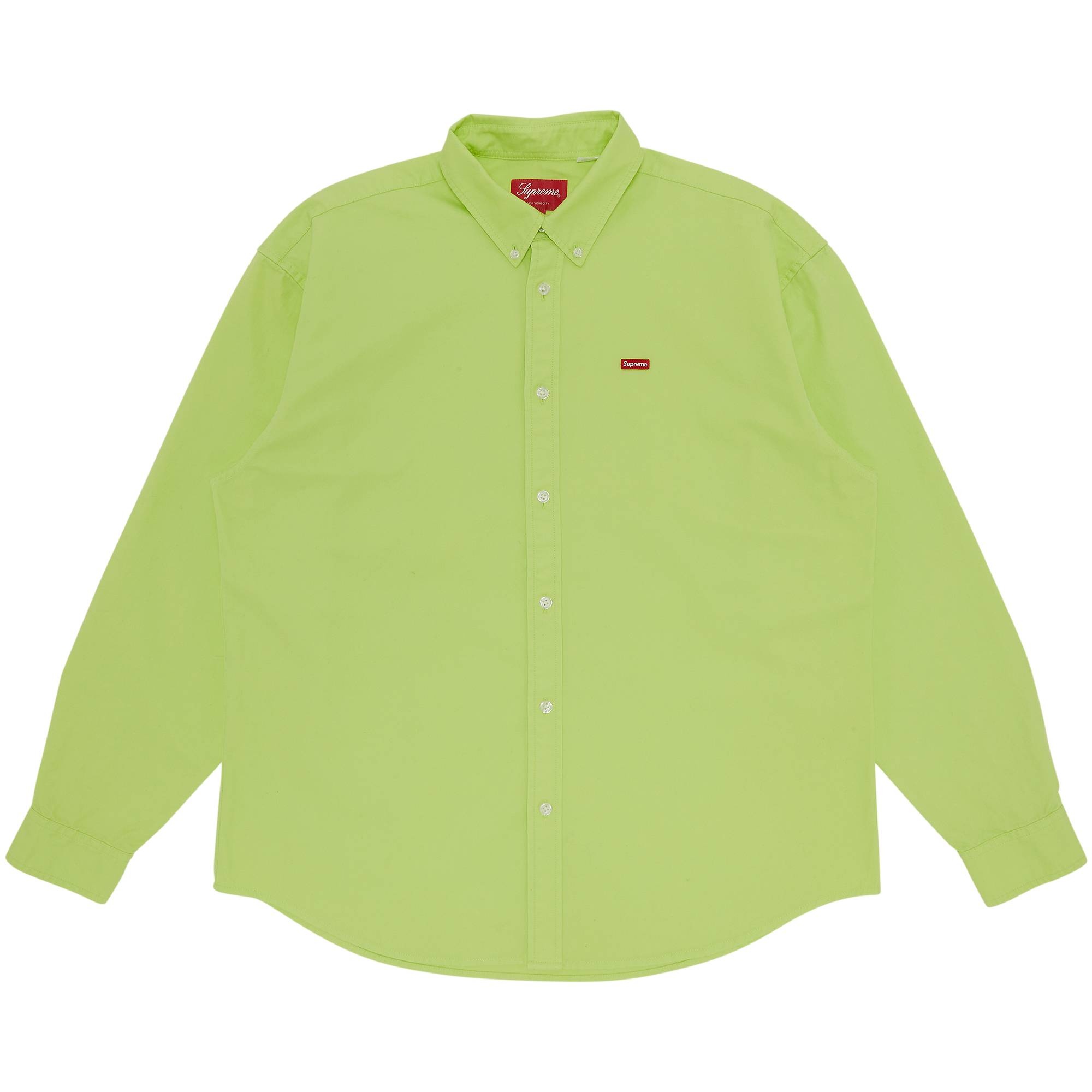 Supreme Supreme Small Box Shirt 'Bright Green' | REVERSIBLE