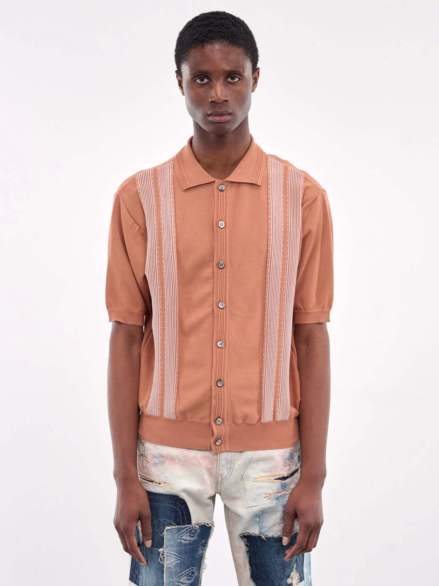 Knit Polo Sweater - 1