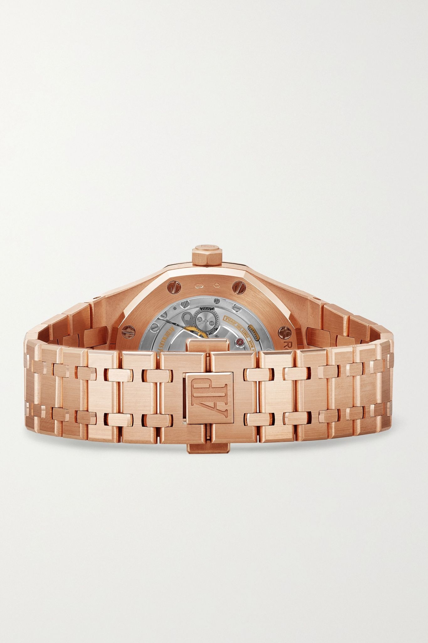 Royal Oak Automatic 37mm 18-karat pink gold and diamond watch - 7