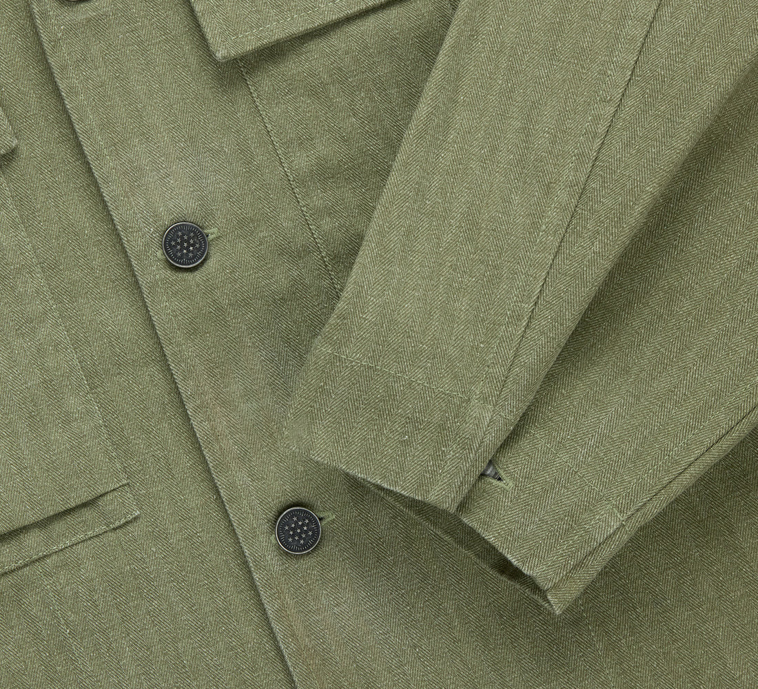M43 Overshirt - Olive HBT - 5