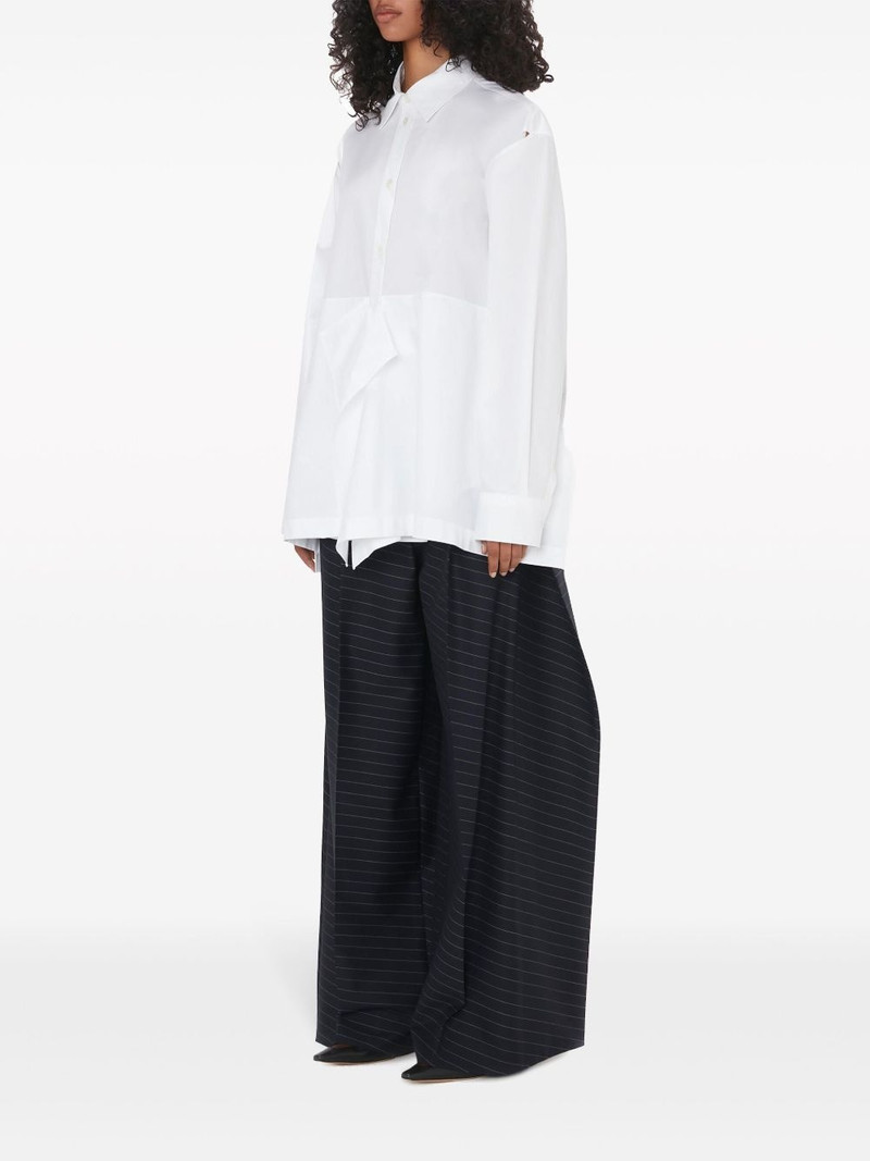 JW Anderson draped peplum shirt outlook