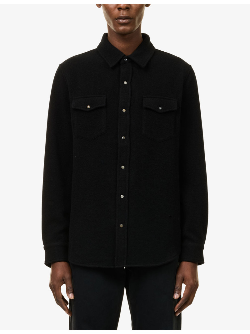 Gemstone-Embellished Cashmere Shirt 3