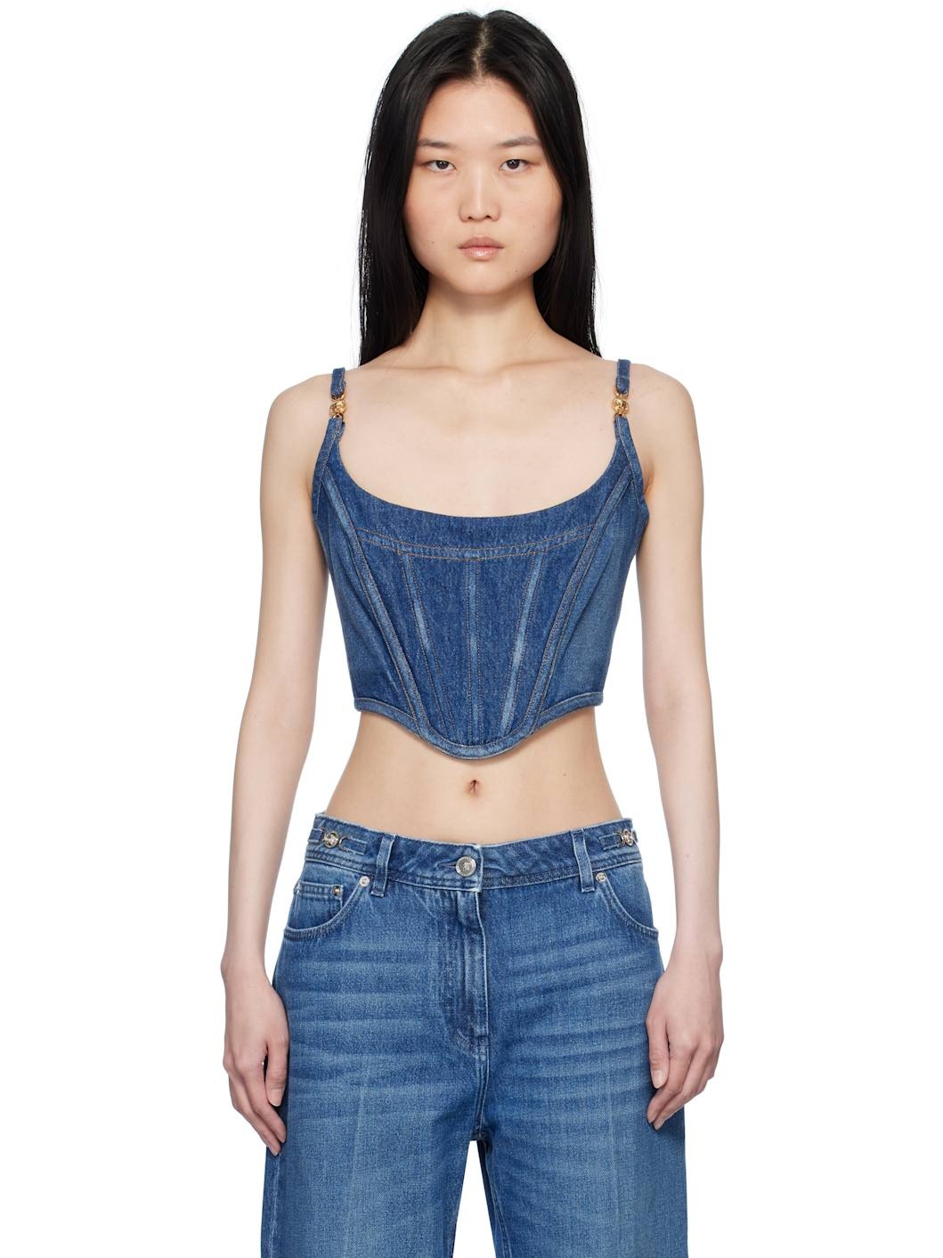 Blue Medusa '95 Denim Tank Top - 1