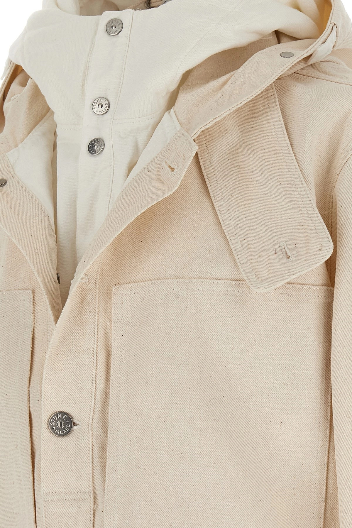 'Cotton Gabardine S.I. Raw Beauty' parka - 5