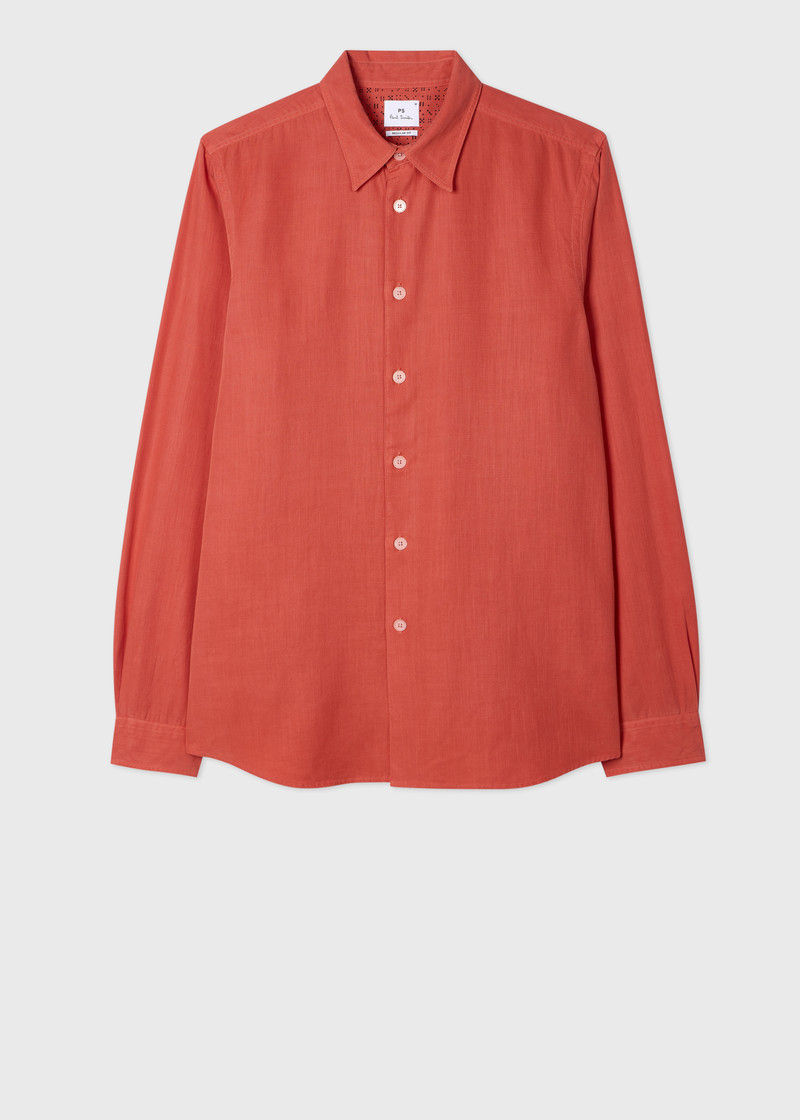 Coral Lyocell-Cotton Shirt 1
