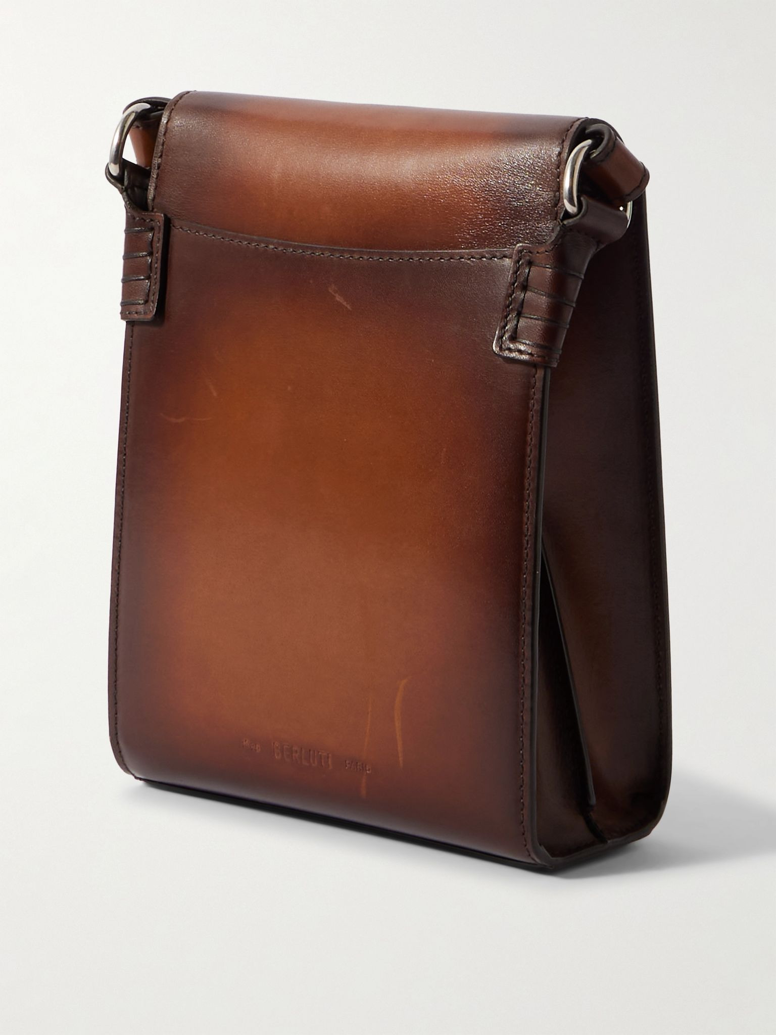Andy Venezia Leather Phone Pouch Brown - 3