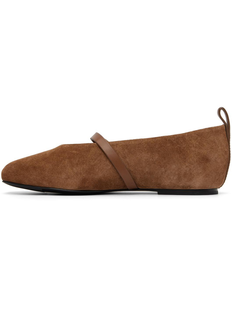 rag & bone Tan Spire Suede Mary Jane Flats outlook