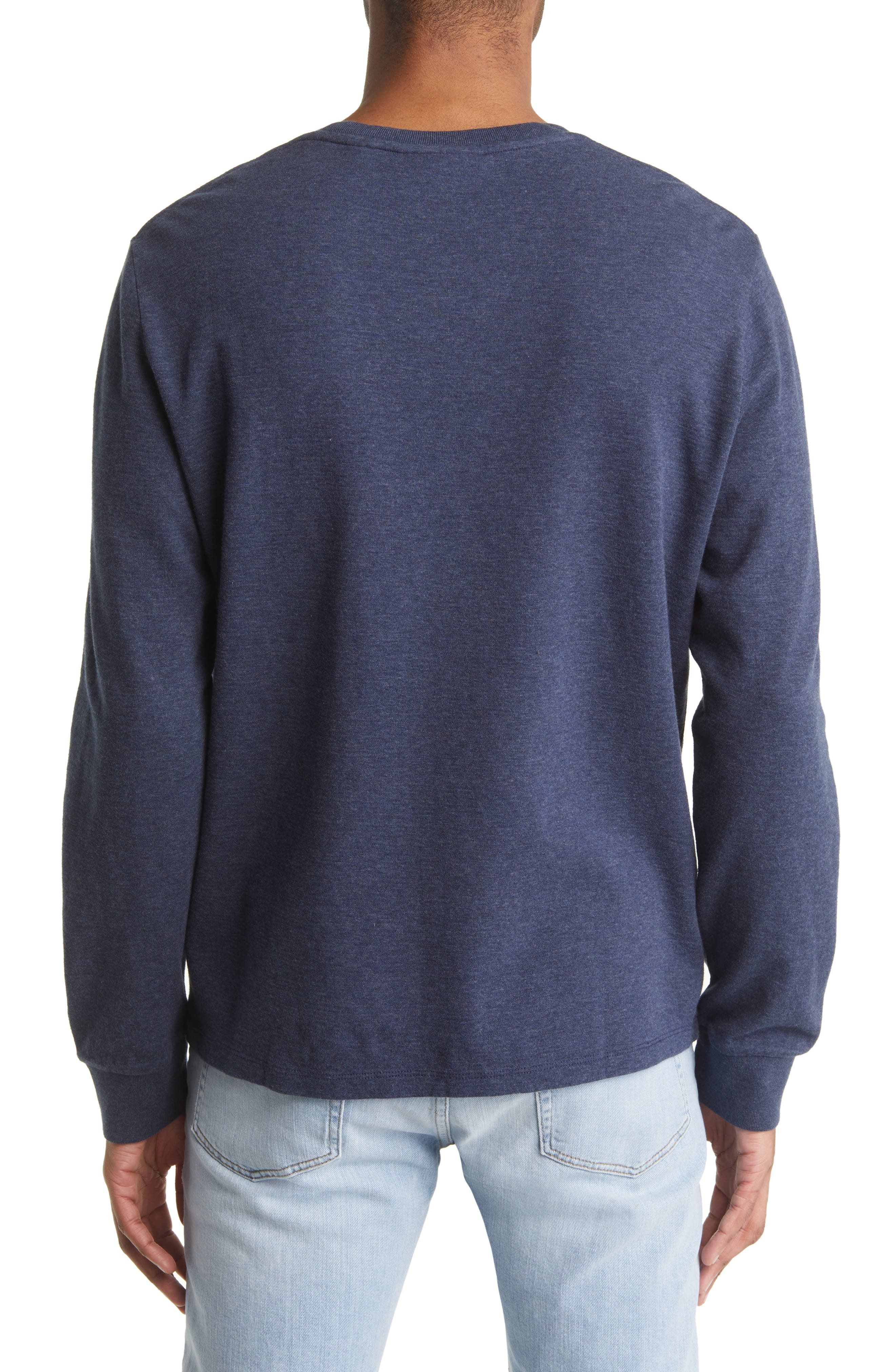 Duo Fold Long Sleeve Cotton T-Shirt - 2