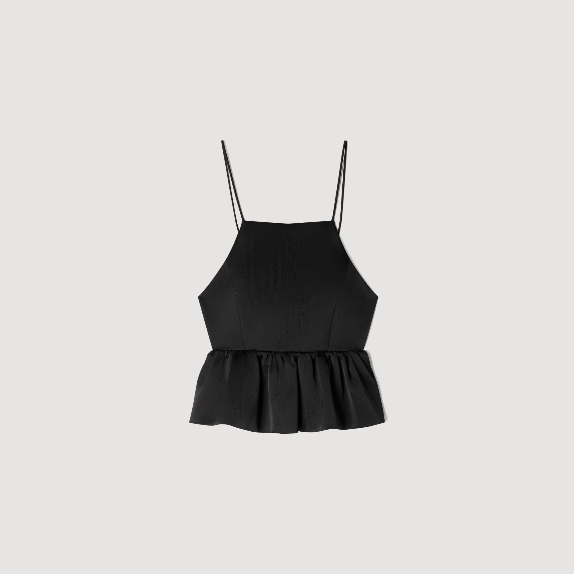 PEPLUM CROP TOP - 1