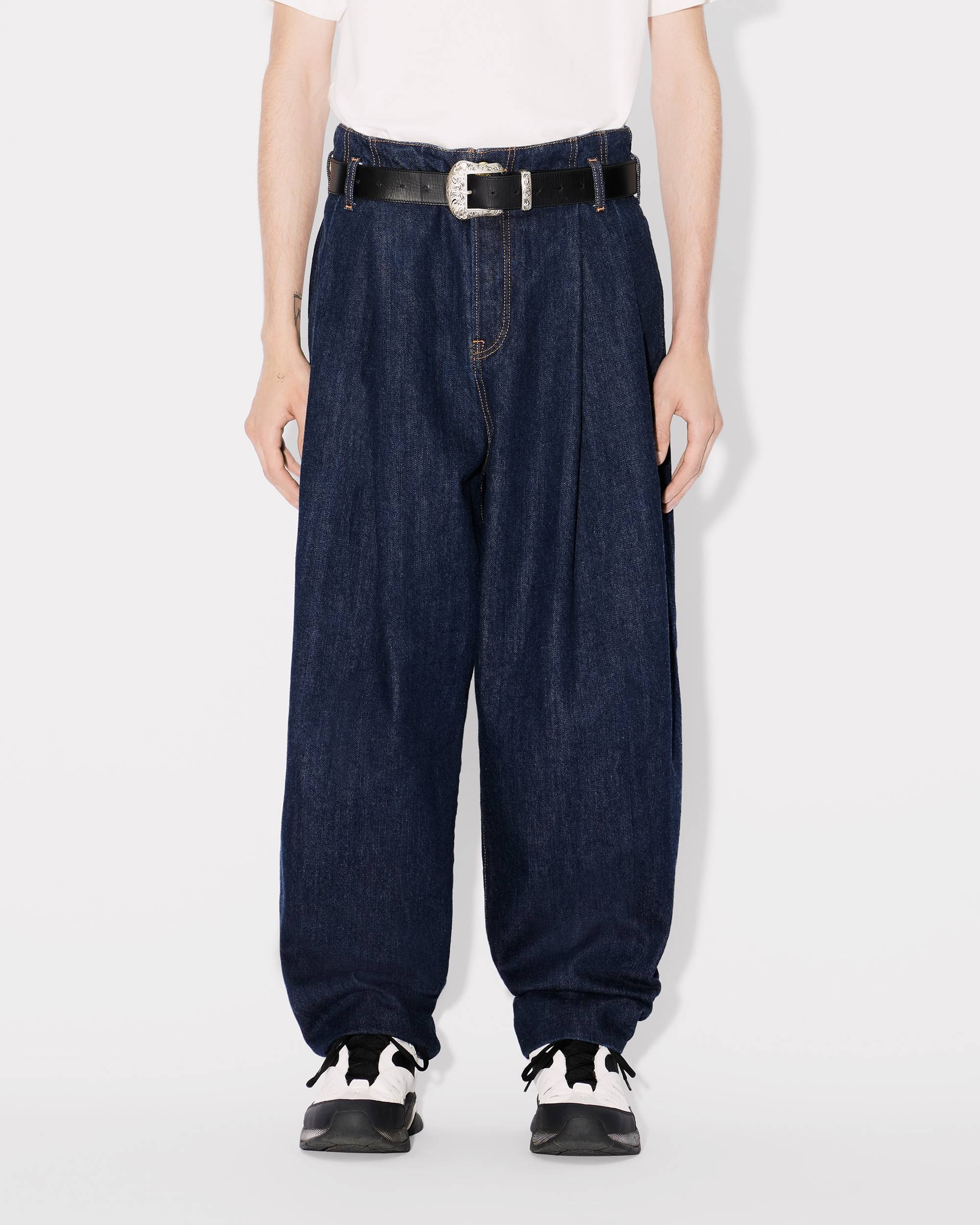 School boy wide jeans in japanese denim - 3