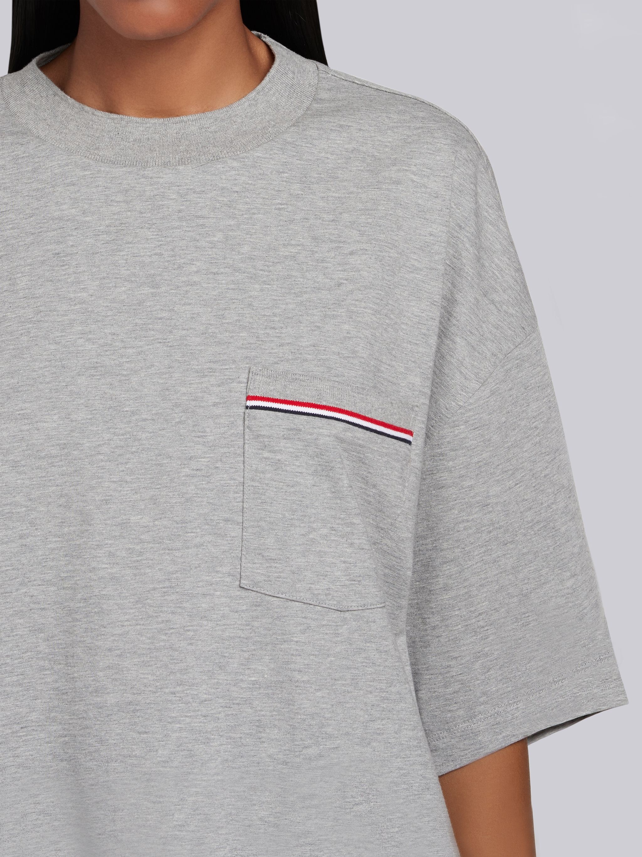 RWB-stripe boxy T-shirt - 5