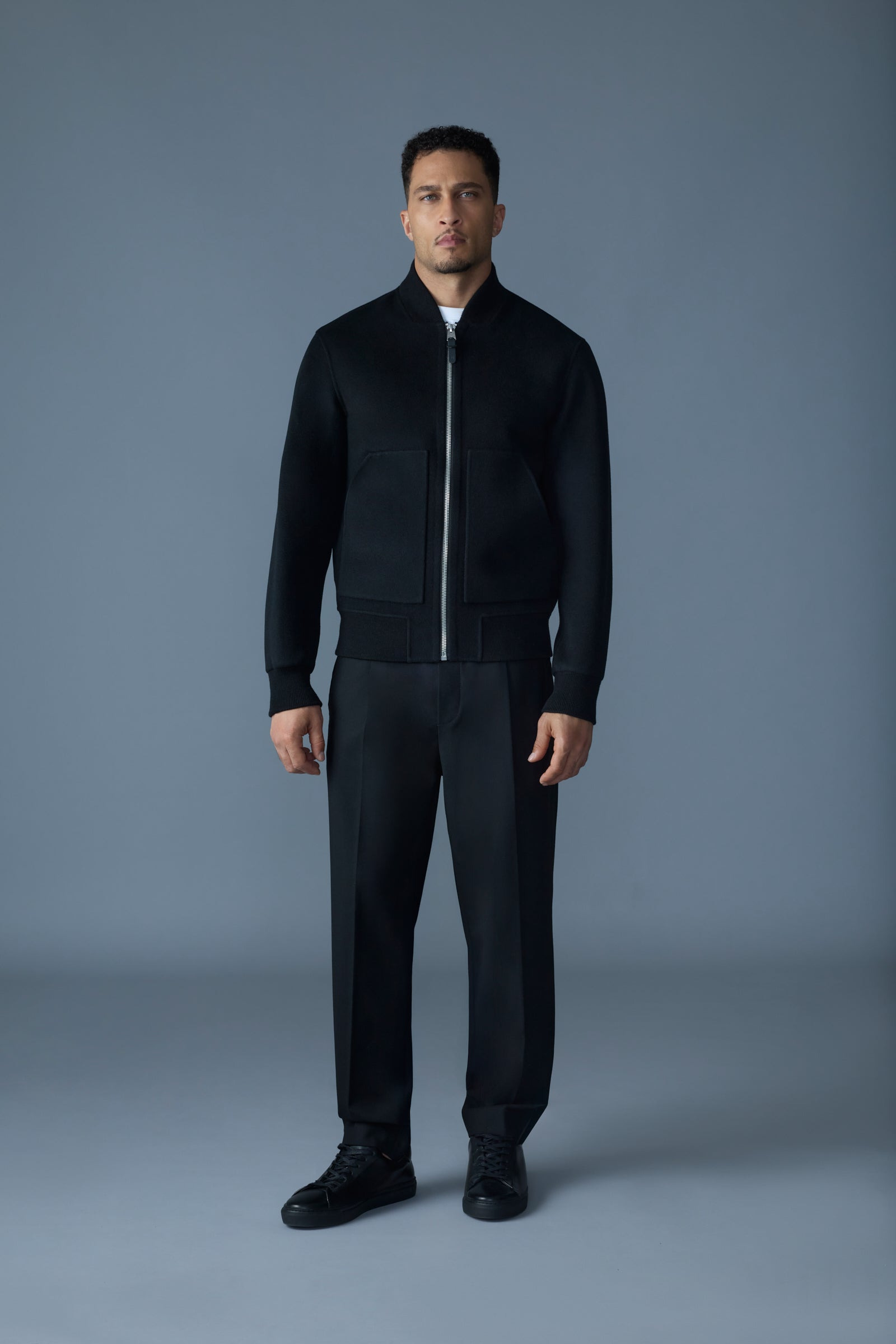 EMILIO-W Wool Bomber Jacket - 3