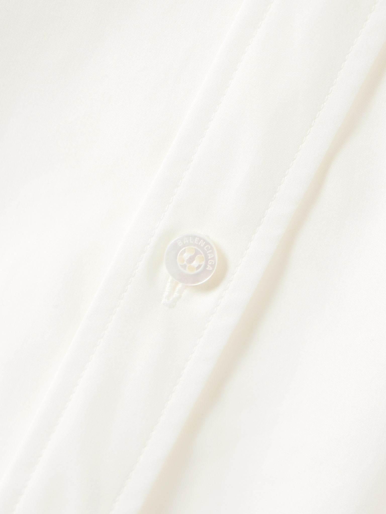 Cotton-poplin shirt White - 5