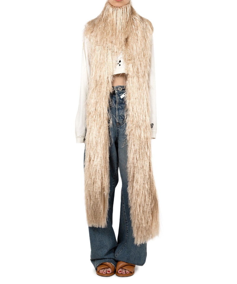 Shaggy Fringe Knit Scarf 3