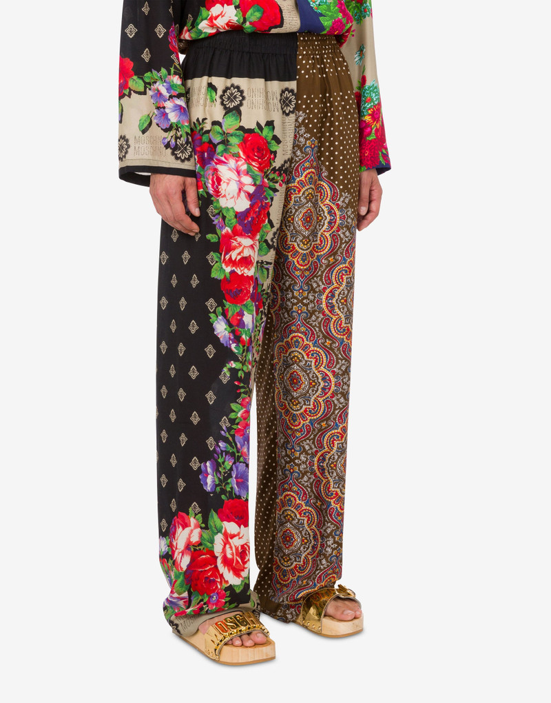 Moschino PRINTED SILK PANTS outlook