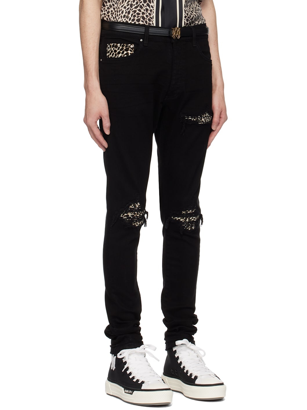 Black Leopard MX1 Jeans - 2