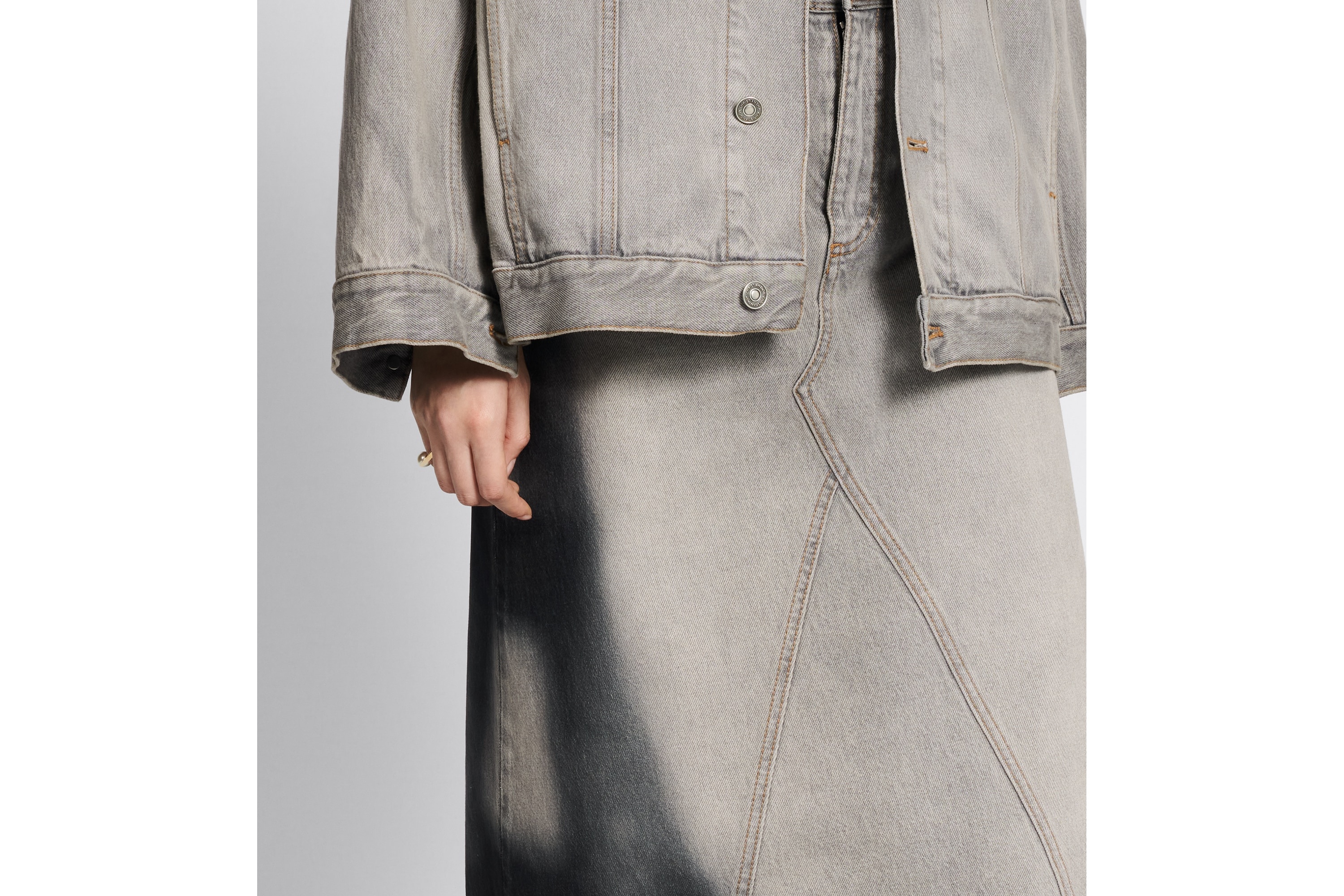 Flared Mid-Length Skirt - 3