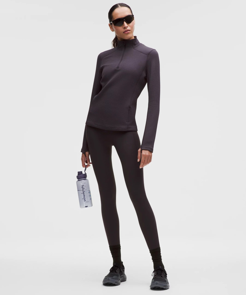 lululemon Waffle-Knit Half-Zip Long-Sleeve Shirt outlook