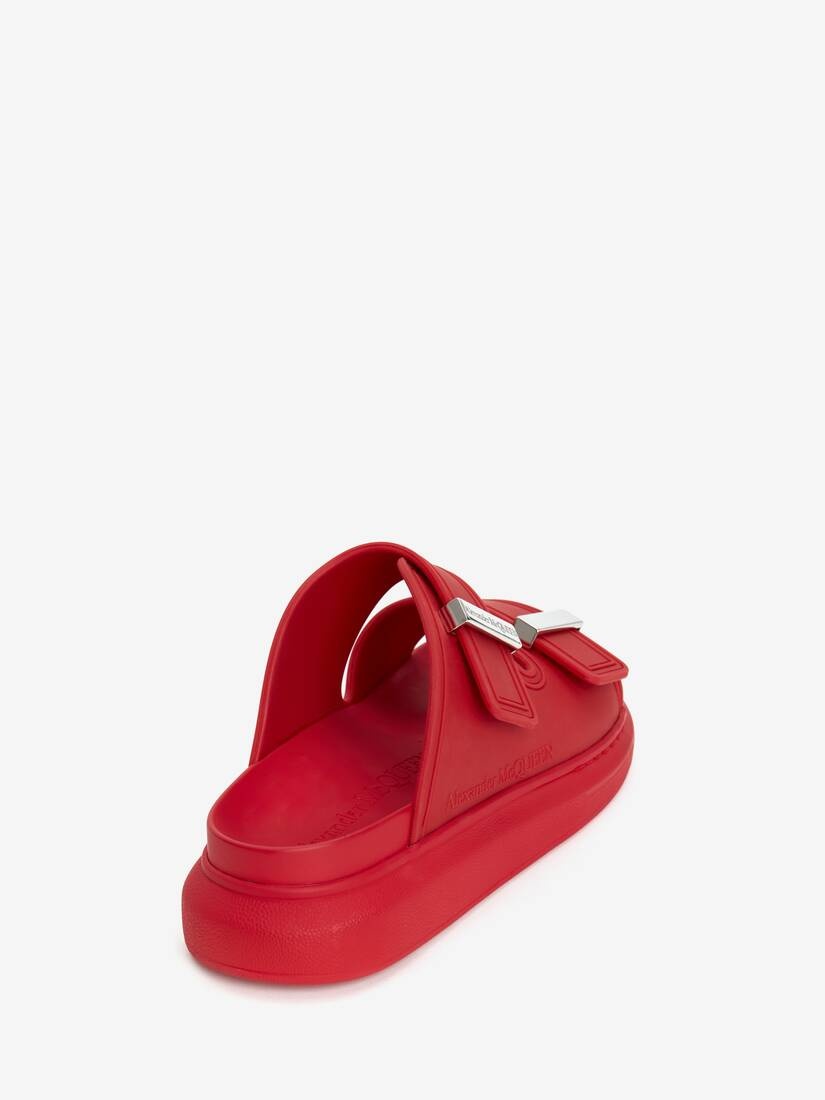 Women's Hybrid Slide in Lust Red - 3