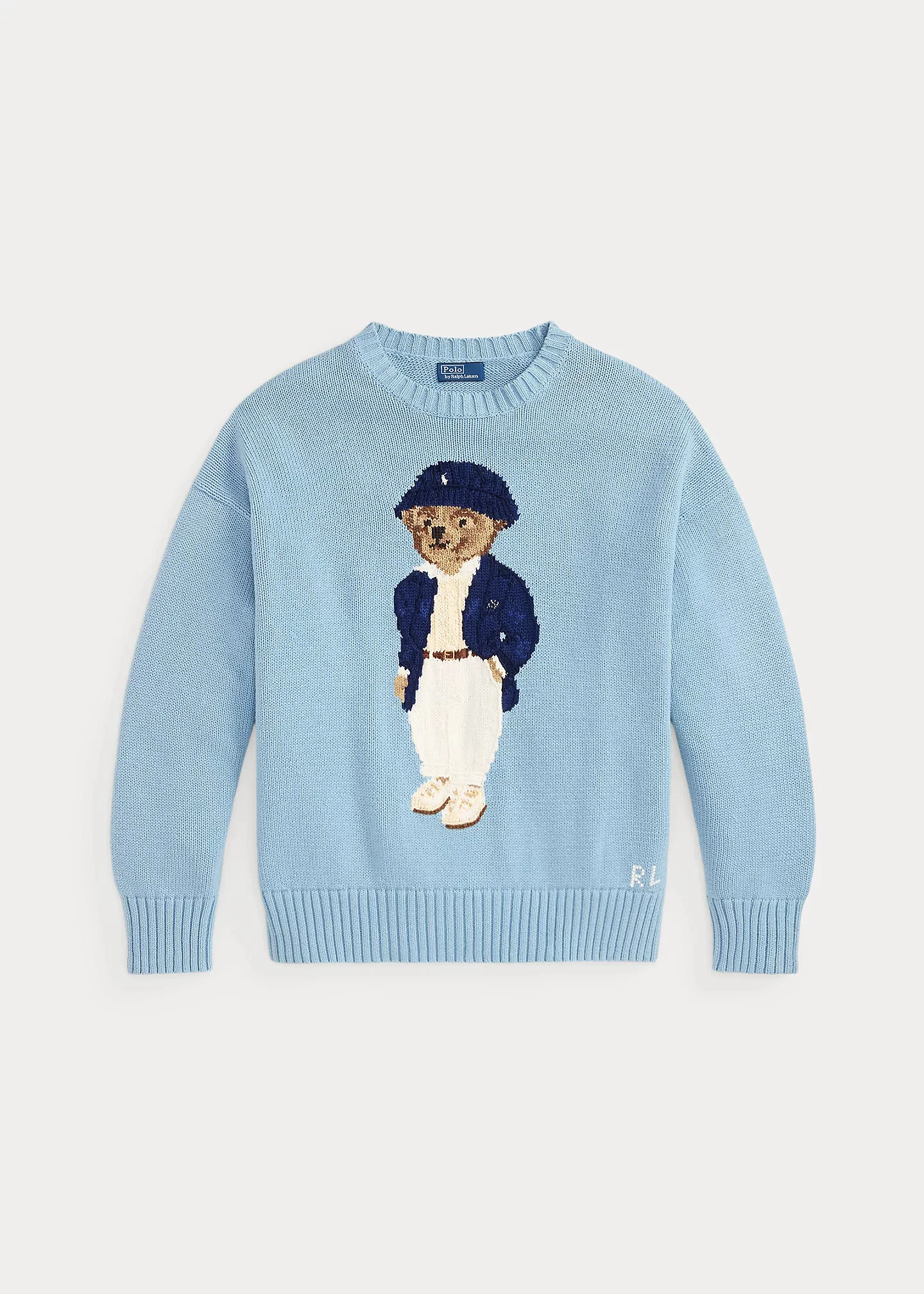 Polo Bear Oversize Cotton Sweater - 1