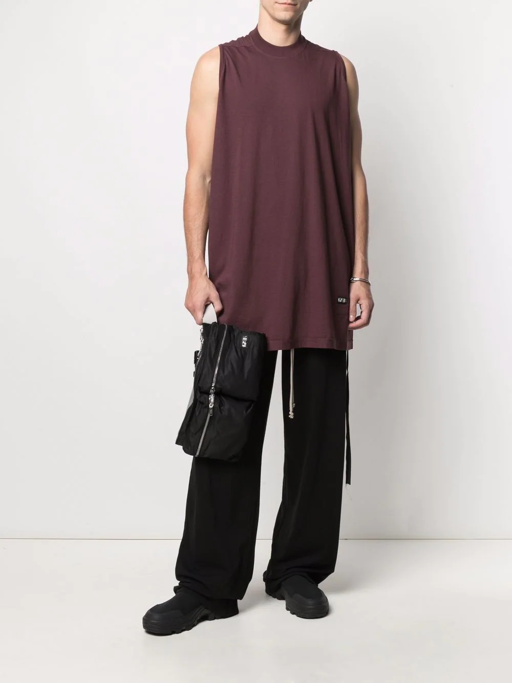 longline cotton tank top - 2