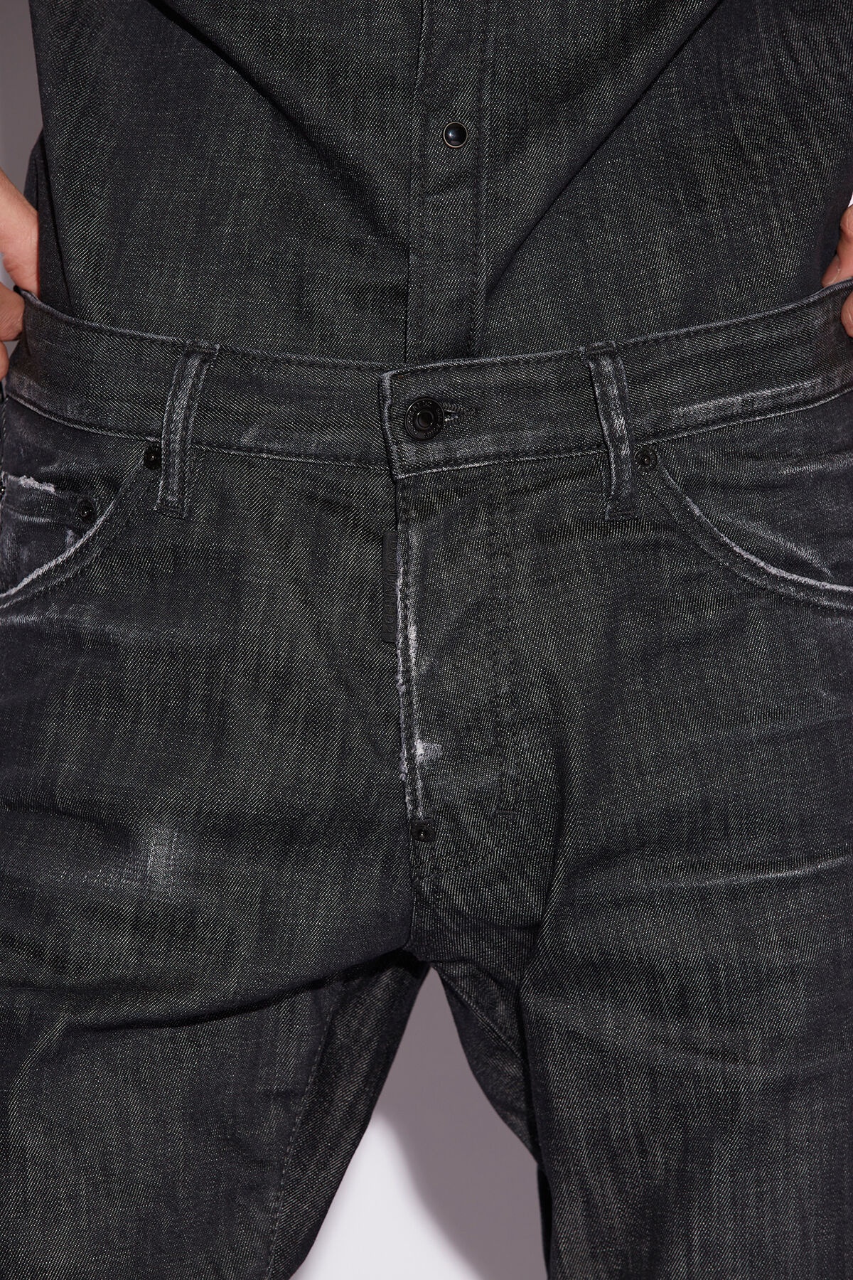 IBRA BLACK ON BLACK BLACK CLEAN WASH COOL GUY JEANS - 3