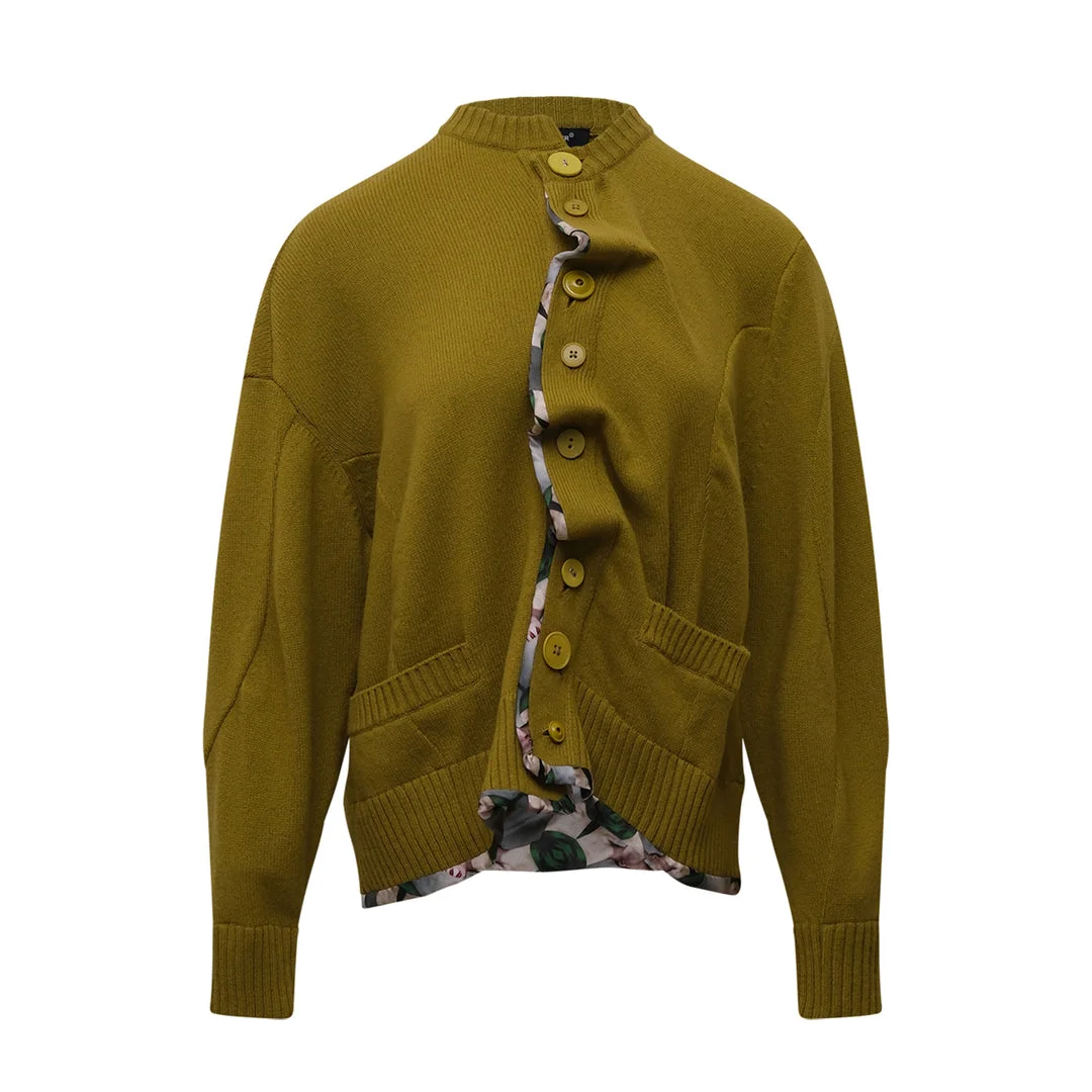 Wavy Placket Cardigan - 1