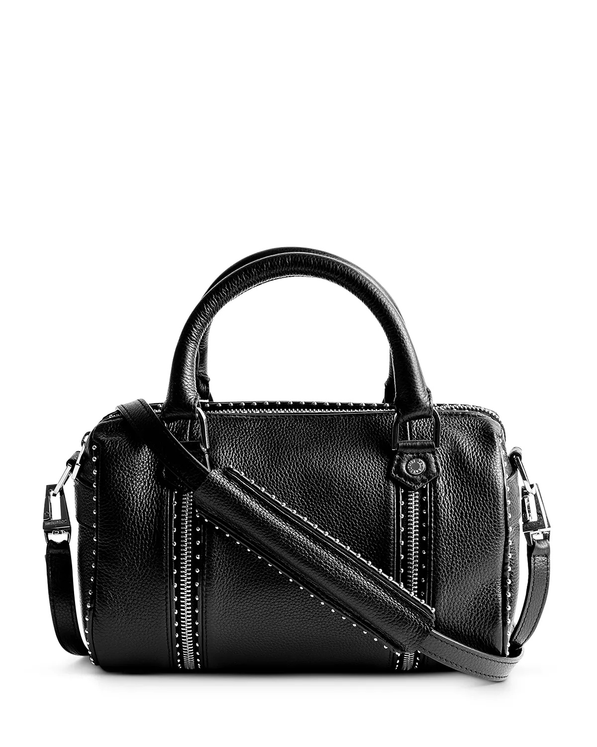 Sunny Small Studded Leather Bowling Bag - 3
