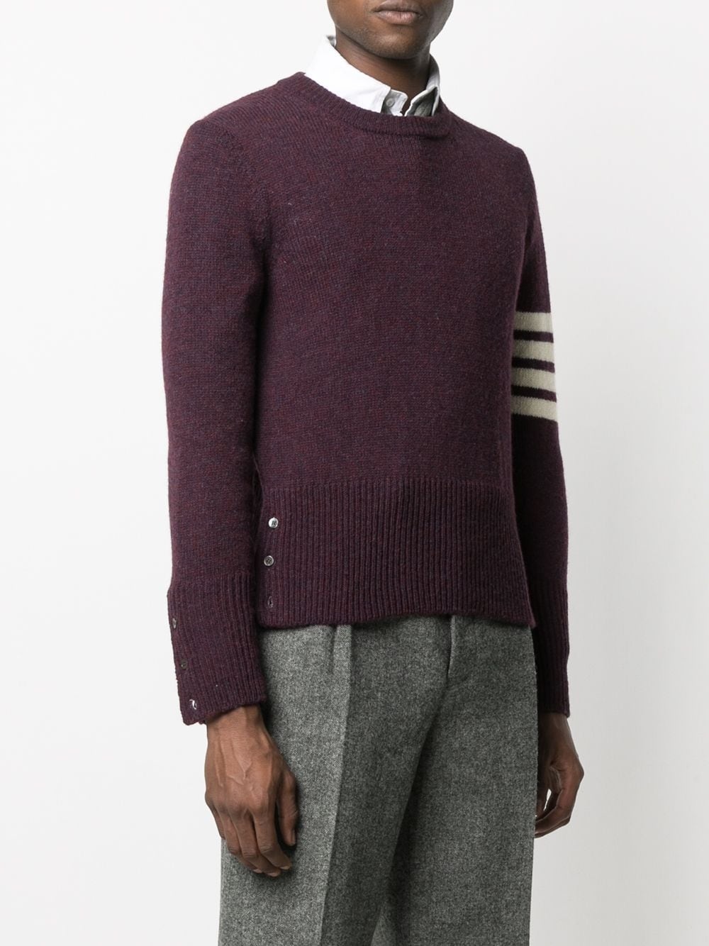 4-Bar motif chunky-knit jumper - 3