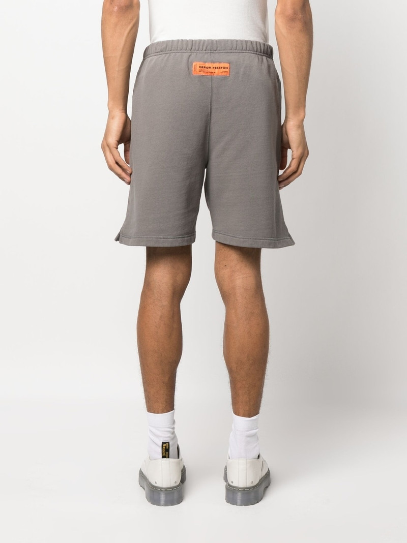 logo-print track shorts 4