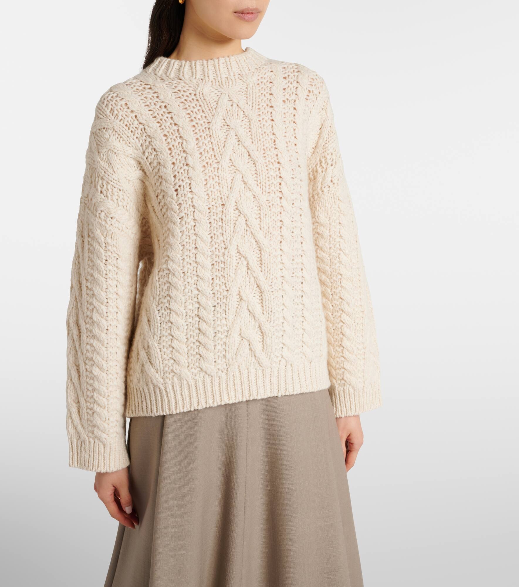 Wool and cashmere sweater - 5