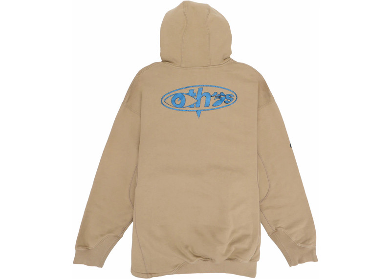 Off-White OFF-WHITE x Nike 006 Fleece Hoodie Beige outlook