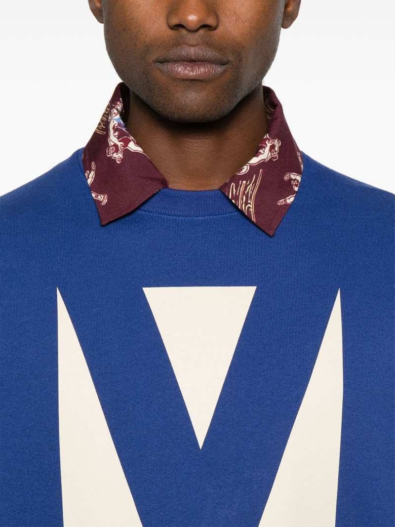 Chez Valentino-print sweatshirt 5