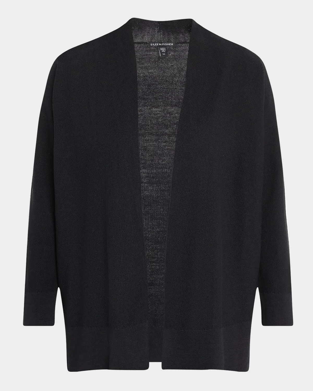 Open Organic Linen-Cotton Cardigan - 1