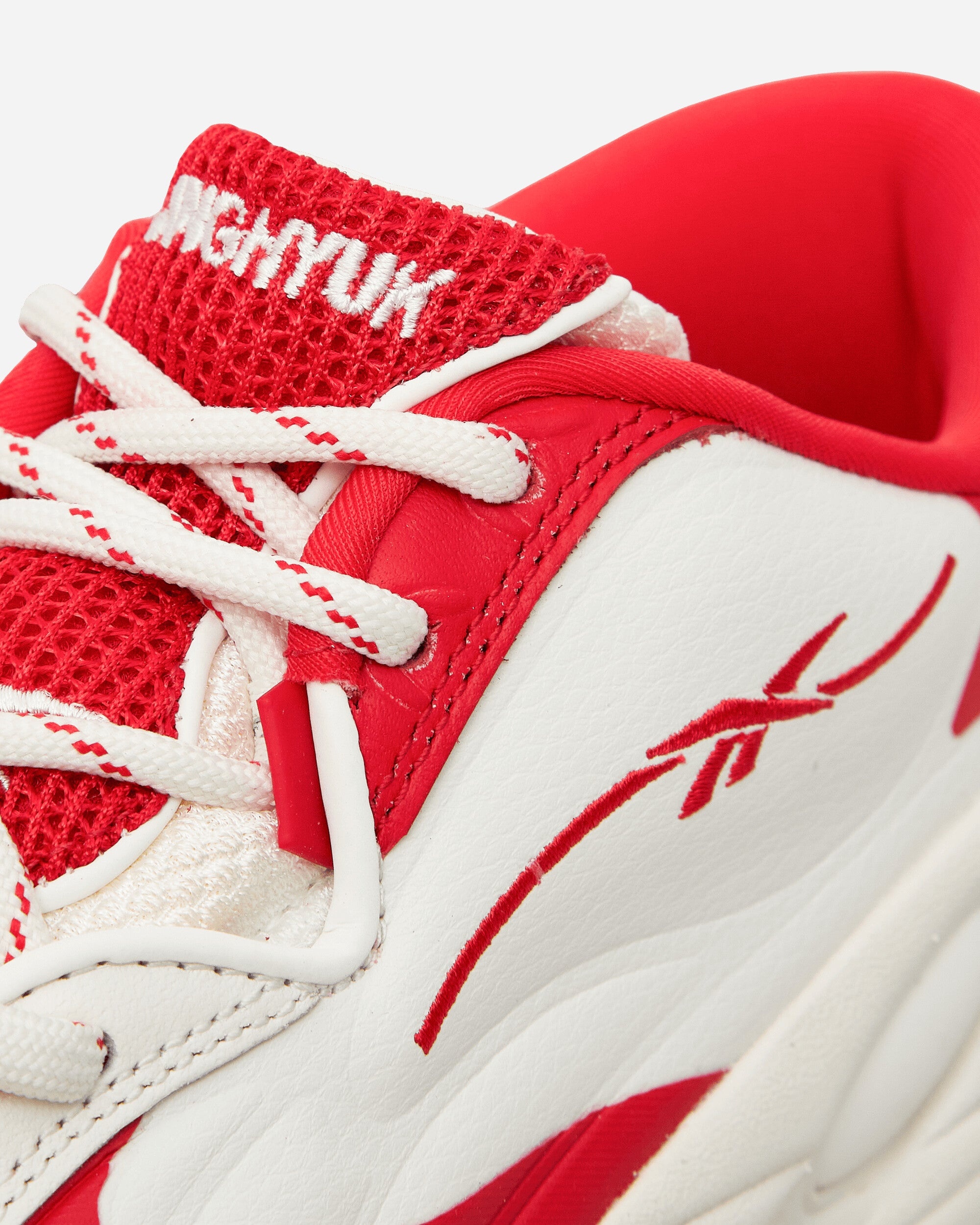 Reebok KANGHYUK DMX Run Modern Sneakers White Red REVERSIBLE