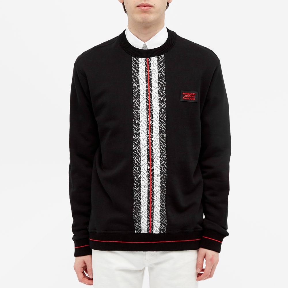 Burberry Trevon Monogram Stripe Crew Sweat - 4