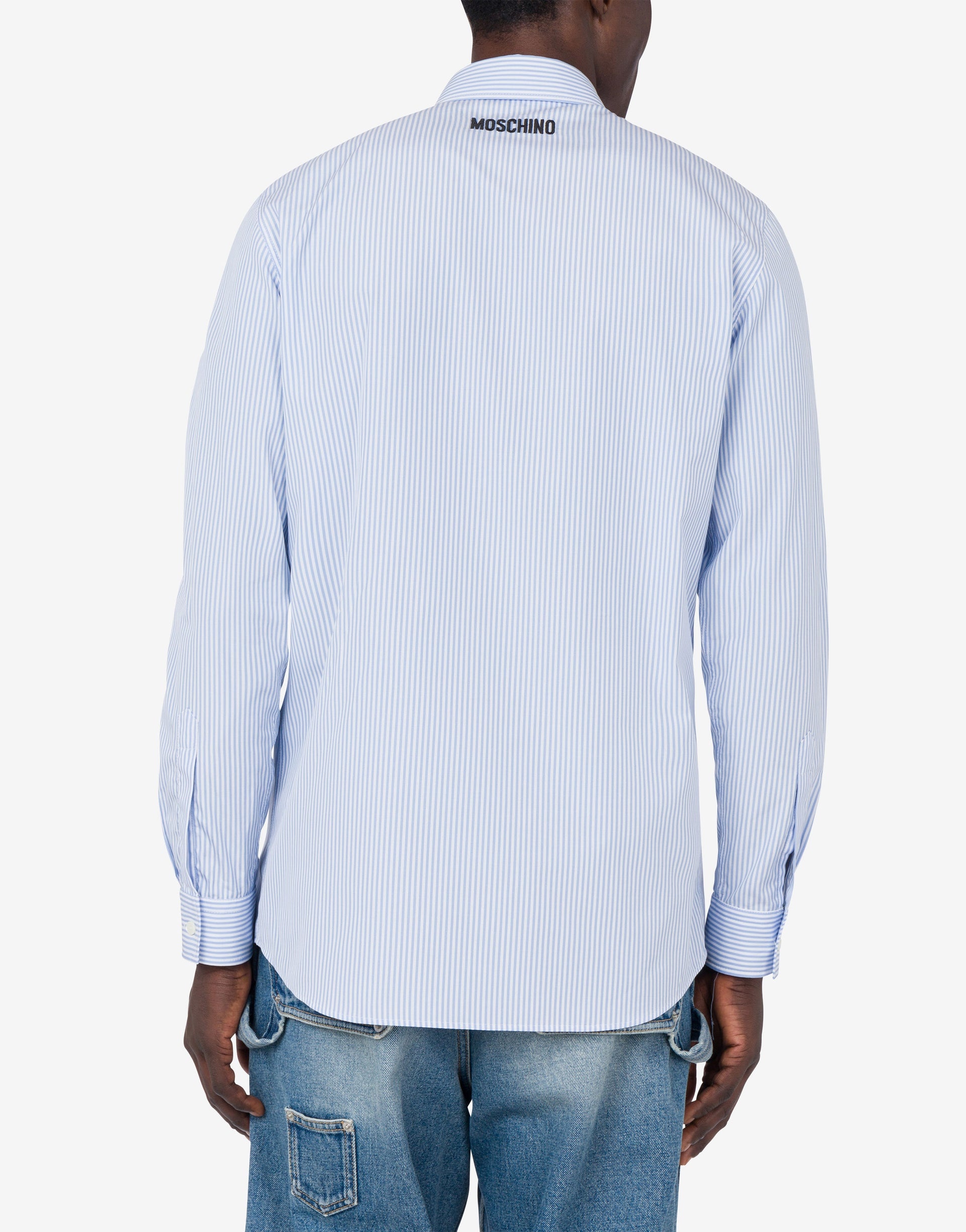 POPLIN SHIRT GOOSE EMBROIDERY - 2