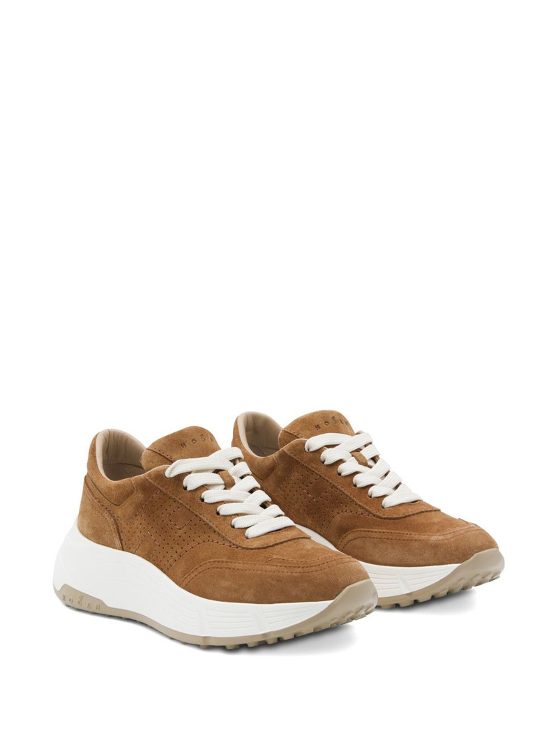 HOGAN H669 suede platform sneakers outlook