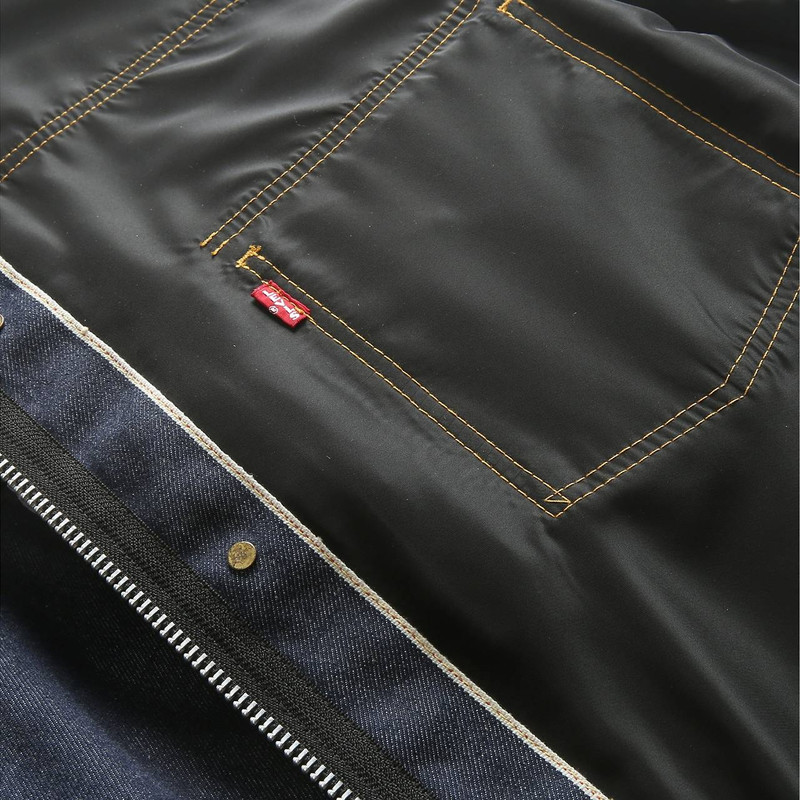 LEVI’S® X SACAI MEN’S DENIM X NYLON TWILL REVERSIBLE BLOUSON 12