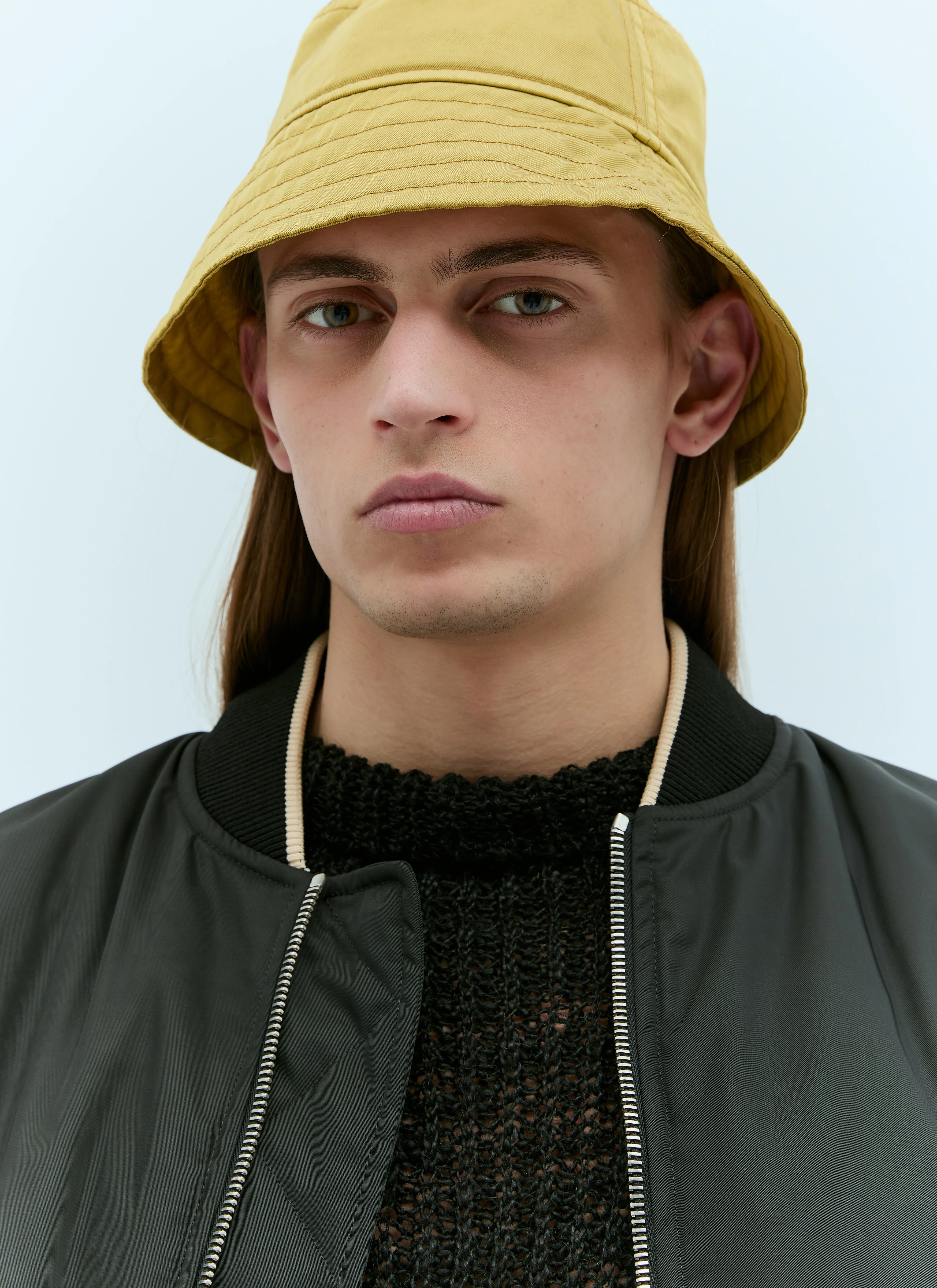 Topstitching Bucklet Hat - 1