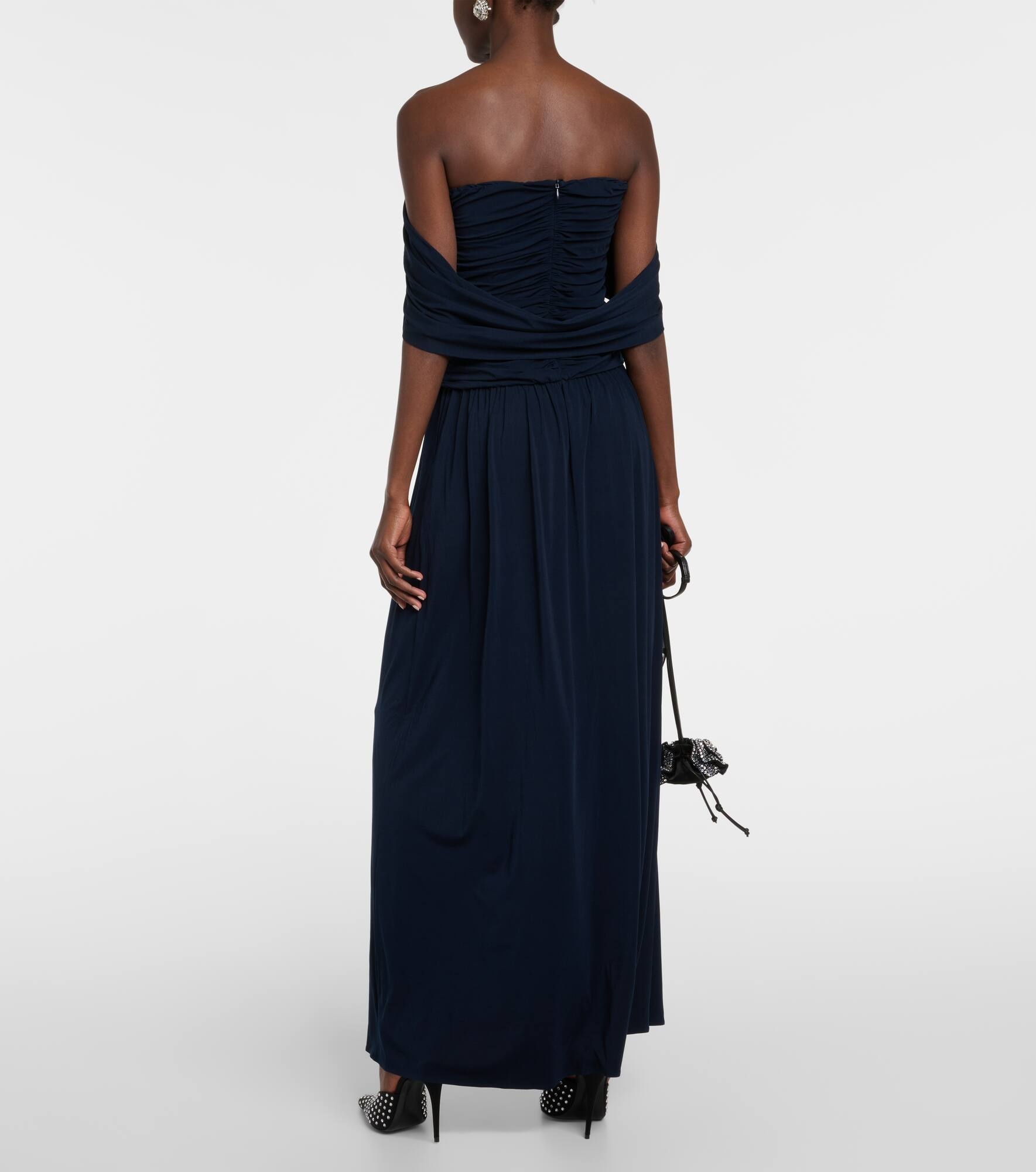 Off-shoulder midi dress - 3